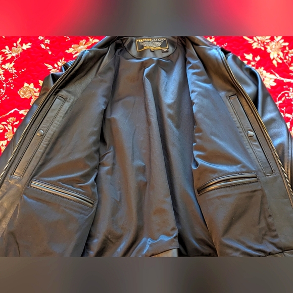 Coronado Leather Jacket, Black EUC - Picture 3 of 9